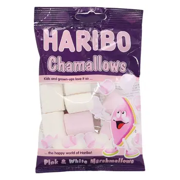 Haribo Chamallows Pink-White Marshmallows 25g