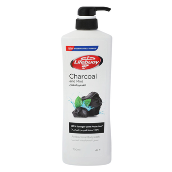 Lifebuoy Charcoal & Mint Antibacterial Body Wash 700ml