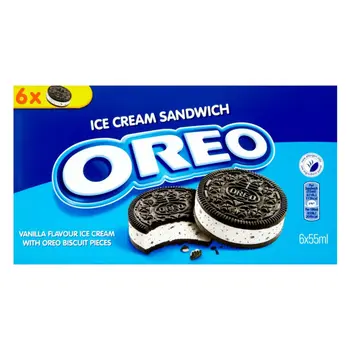 أوريو بسكويت آيس كريم ساندويتش 6×55مل