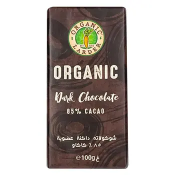 أورجانيك لاردر - شوكولاتة غامقة 85٪ كاكاو 100جرام