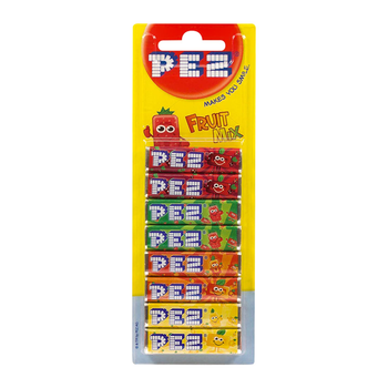 Pez Play Fruit Mix Chewing Gum 8x68g