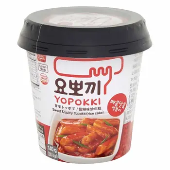 Yopokki Sweet Spicy Topokki Rice Cake 120g