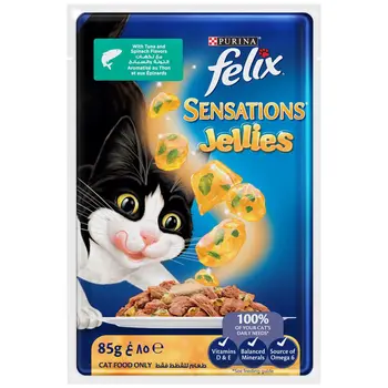 فيليكس سينسيشن سبانخ وتونة 85جرام