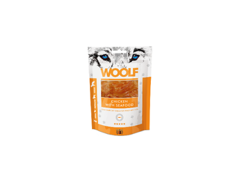 Woolf Chicken & Seafood Dog/Cat Treats 100g