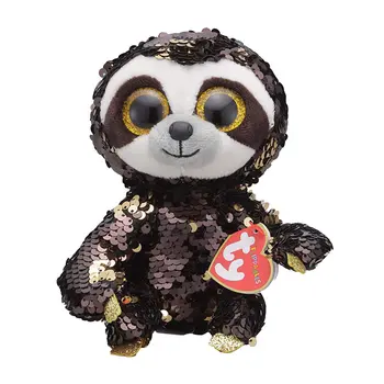 Ty Teeny Tys Flippable Sloth Dangler Black