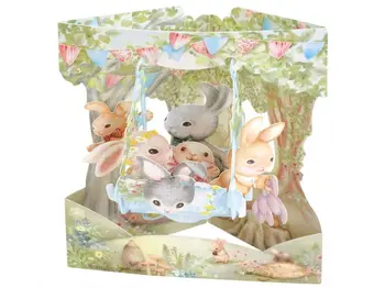 سانتورو أرانب على متن أرجوحة 1قطعة