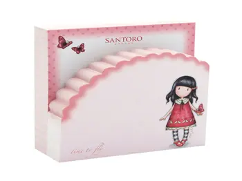 Santoro Gorjuss Time To Fly Memo Pad Pink