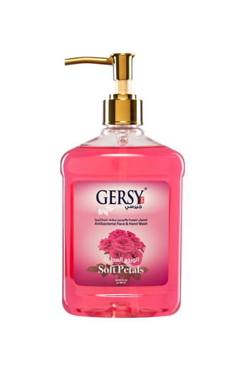 جيرسي غسول للوجه و اليدين مضاد للبكتيريا الورود العطرية 500مل