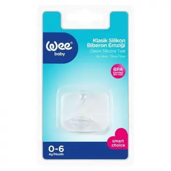 Wee Baby Classic Silicone Nipple Medium Flow BPA Free