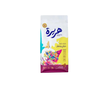 هريرة طعام جاف للقطط البالغة بالدجاج والخضار 7كيلو