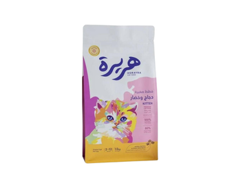 هريرة طعام جاف للكيتن بالدجاج والخضار 14كيلو