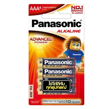 Panasonic Alkaline AAA Batteries 4Pieces