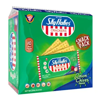 Sky Flakes Onion & Chives Crackers 25g