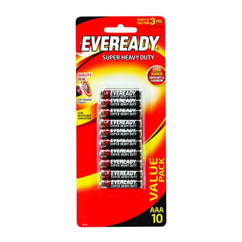 إيفيريدي بطاريات Aaa شديدة التحمل عبوة من 10قطعة