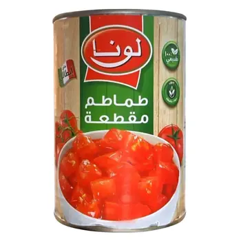 لونا طماطم مقطعة 400جرام