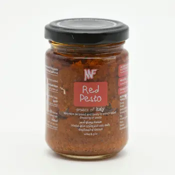 ام اف صلصة بيستو احمر 140جرام