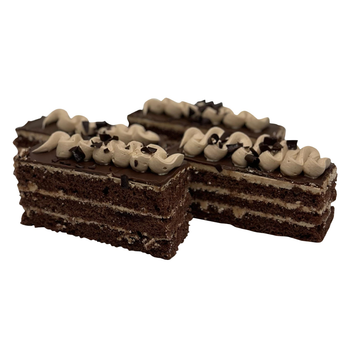 شريحة كيكة شوكولاتة بالزبدة 4قطعة
