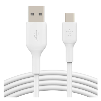 بيلكين - كابل شحن سريع 1 متر Usb-A إلى Usb-C - أبيض 1قطعة