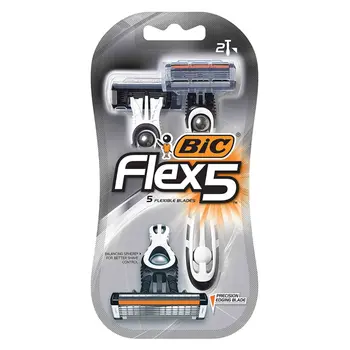 Bic Flex5 Comfort Razor 2 Pieces