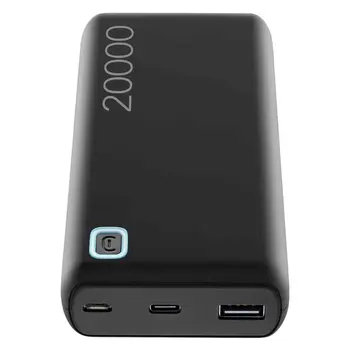 سيلولار لاين باور بنك بسعة 20 الف اسود 1قطعة