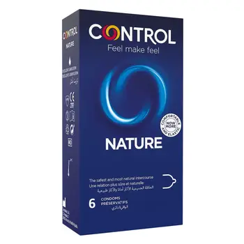 كونترول - واقيات ذكرية طبيعية، 6قطعة