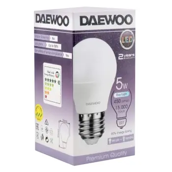 Daewoo DL2705 E27 LED Bulb 5W Daylight 450 Lumens