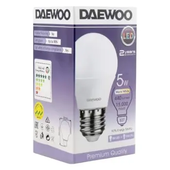 Daewoo Dl2705D E27 LED Bulb Warm White 440 Lumen