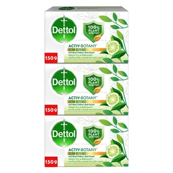 Dettol Activ-Botany Antibacterial Bar Soap 3x150g