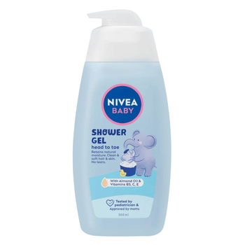 Nivea Baby Shower Gel with Almond Oil 500ml