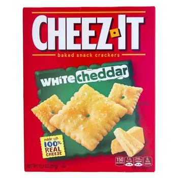 Cheez It White Cheddar Baked Snack Crackers 351g