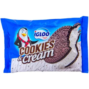 Igloo Cookies & Cream Ice Cream Sandwich 100ml