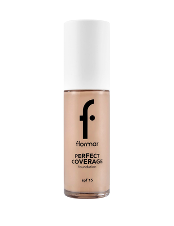 Flormar Perfect Coverage Foundation 102 Sft Beige 1Piece