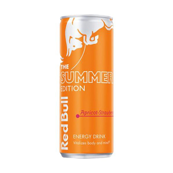 Red Bull Apricot-Strawberry Summer Edition Energy Drink 250ml