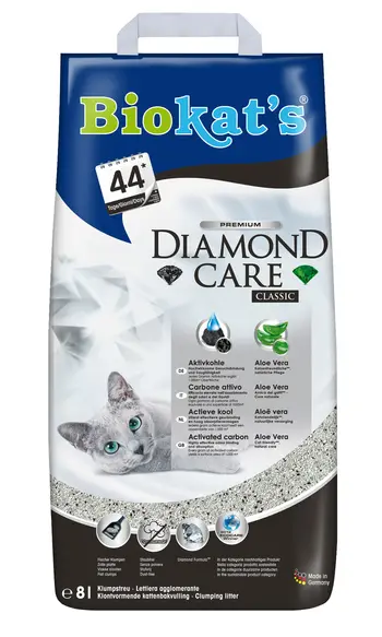 Biokats Diamond Care Clumping Litter 8L