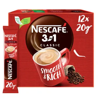 Nescafe 3-in-1 Classic Coffee 12x20g