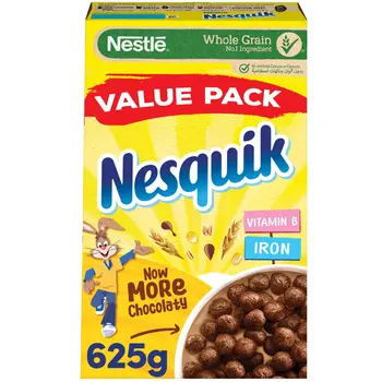 Nesquik Cereals Chocolate Flavoured Economy Pack 625G