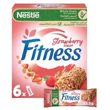 Nestlé Fitness Strawberry Cereal Bar 6x23.5g