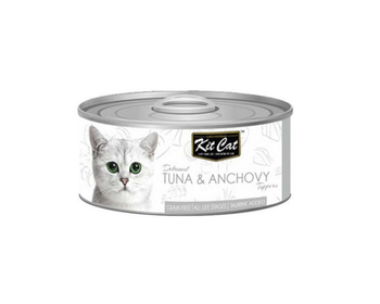 Kit Cat Tuna & Anchovy Wet Cat Food 80g