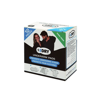 1-2 Dry Dark Underarm Pads 12 Pieces