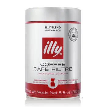 Illy Medium Roast Ground Coffee 250g