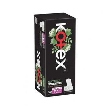 Kotex Natural Cotton Panty Liners 30 Pieces