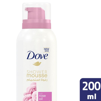 دوف رغوة الاستحمام بزيت الورد 200مل