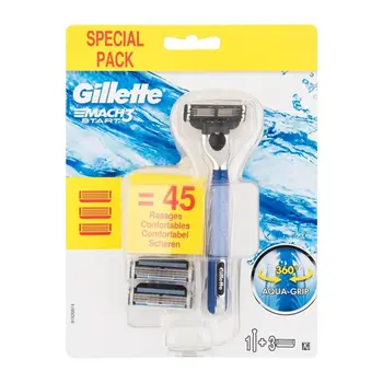 Gillette Mach 3 Start Razor with 3 Cartridges