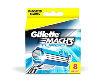 جيليت ماك 3 توربو للرجال عبوات شفرات حلاقة 8قطع