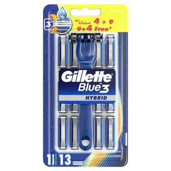 Gillette Blue 3 Hybrid Men's Razors 13 Pieces