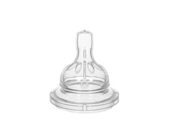 Wee Baby Slow Flow Nipple Clear 0-6 Months
