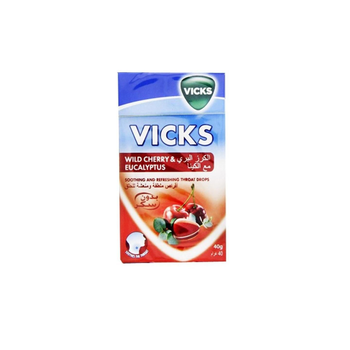 فيكس قطرات مسكنة ومشرقة للحلق كرز 20قطعة