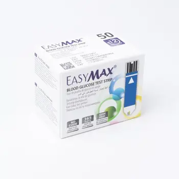 EASYMax Blood Glucose Test Strips 50 Pieces