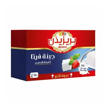 President Full Cream Feta Cheese 250g