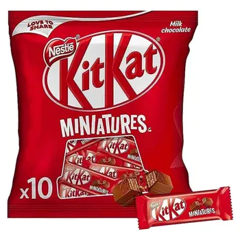 Nestlé KitKat Milk Chocolate Miniatures 10x11g